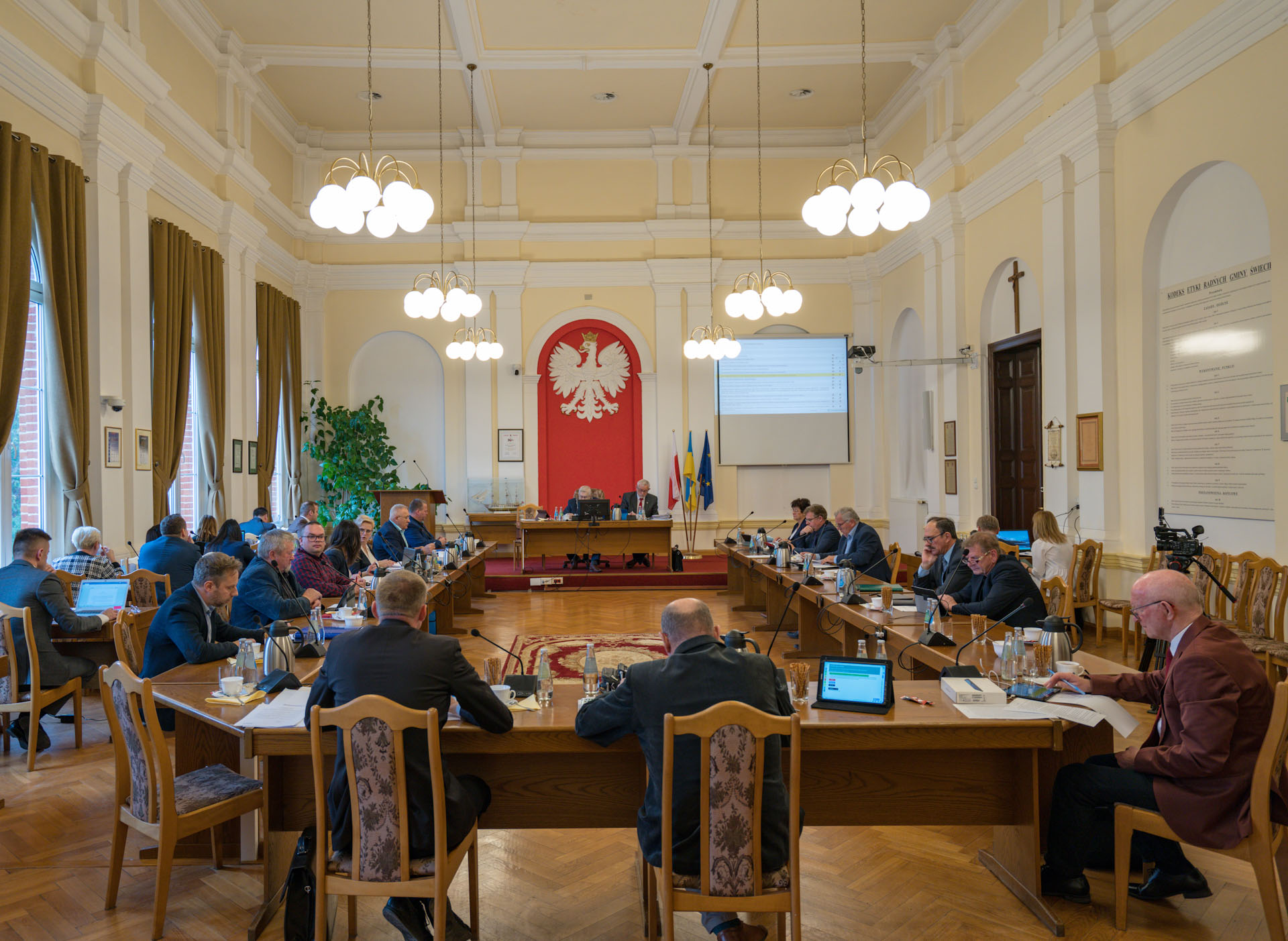 sesja Rady Miejskiej w Świeciu