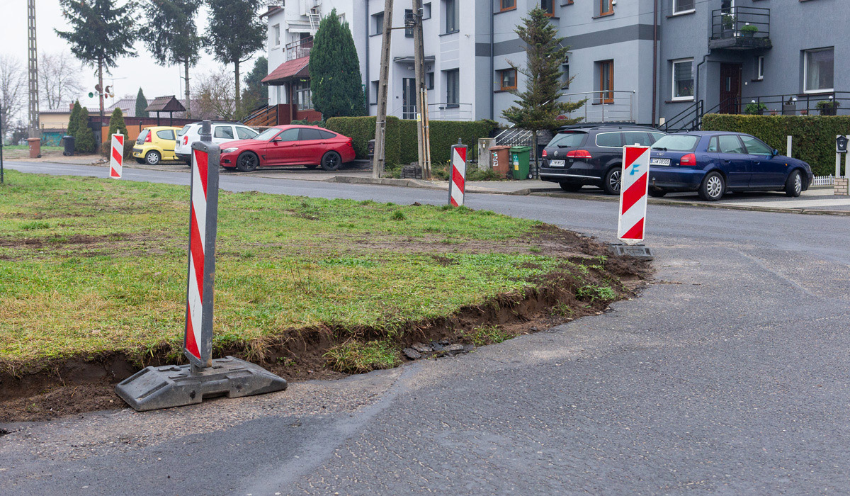 Remont ulic Malinowej i Wiśniowej