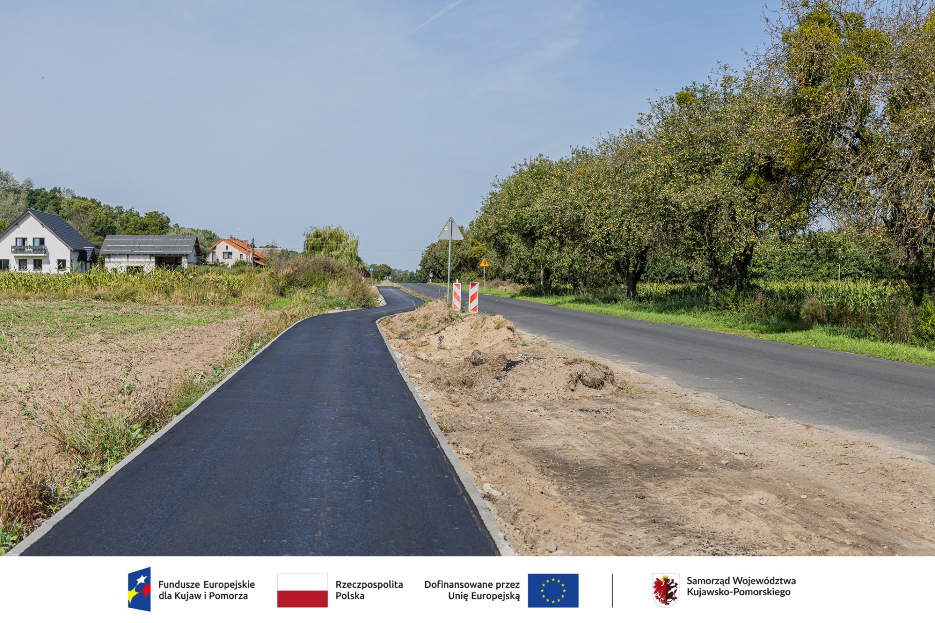 Gmina Świecie buduje kolejne ścieżki rowerowe – 4,39 km w II etapie